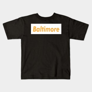 Baltimore Meat Brown Kids T-Shirt